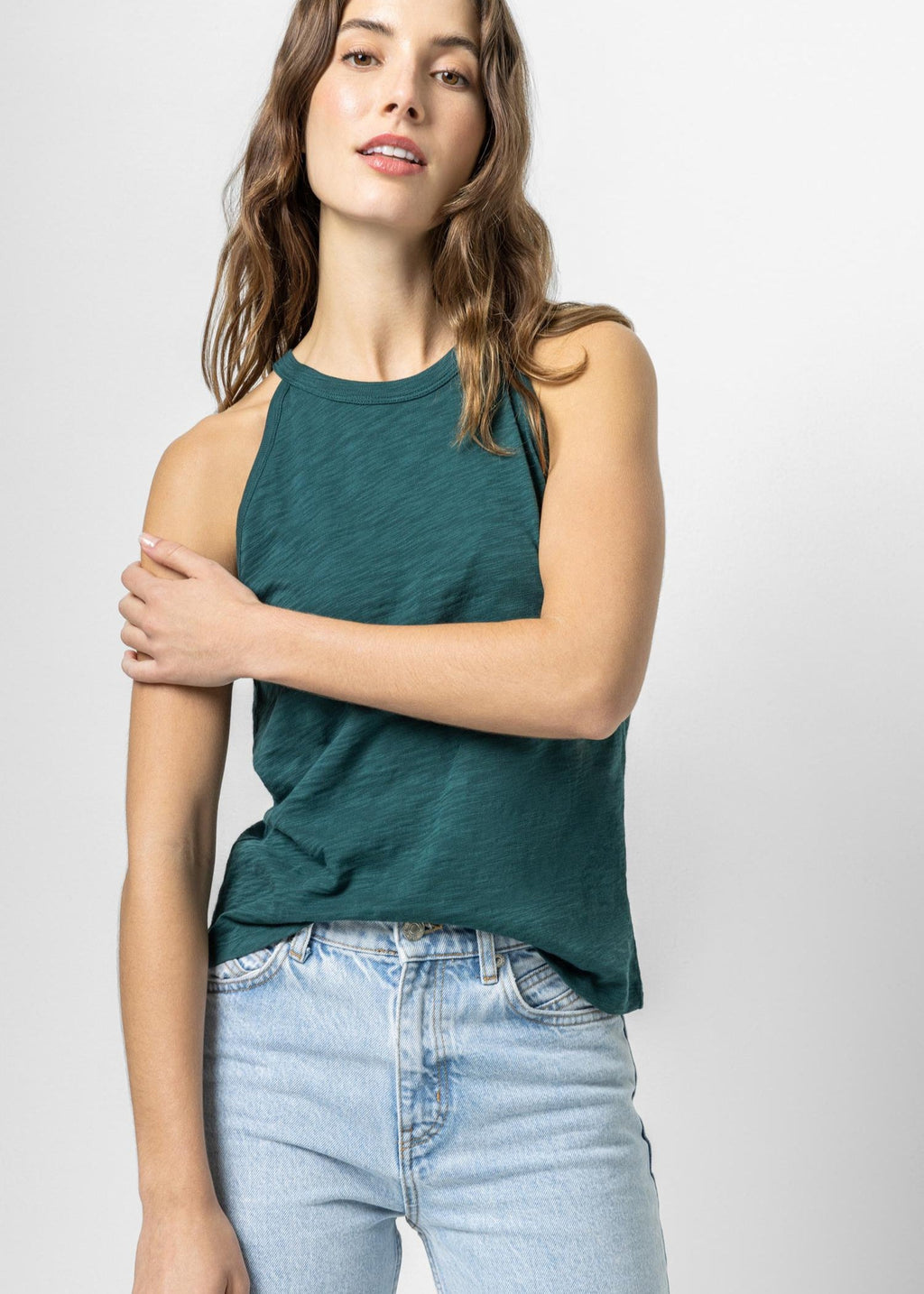 Halter Crewneck Tank