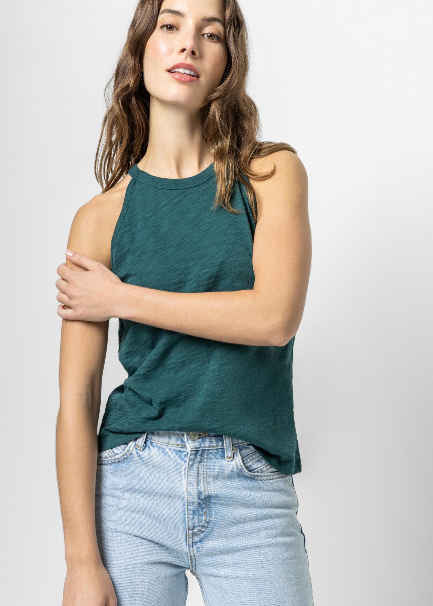 Halter Crewneck Tank