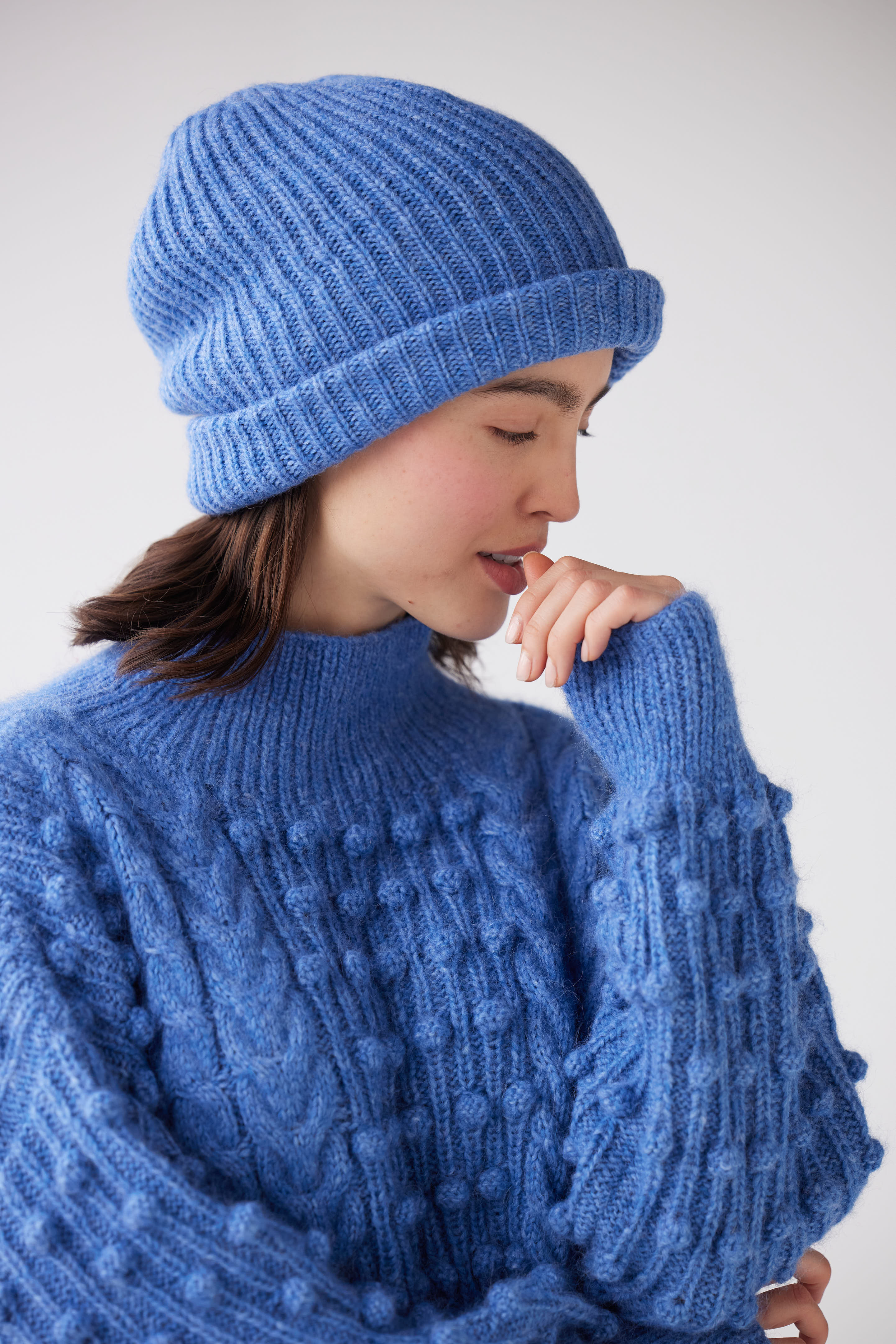 Lofted Beanie in Alpaca Wool Blend