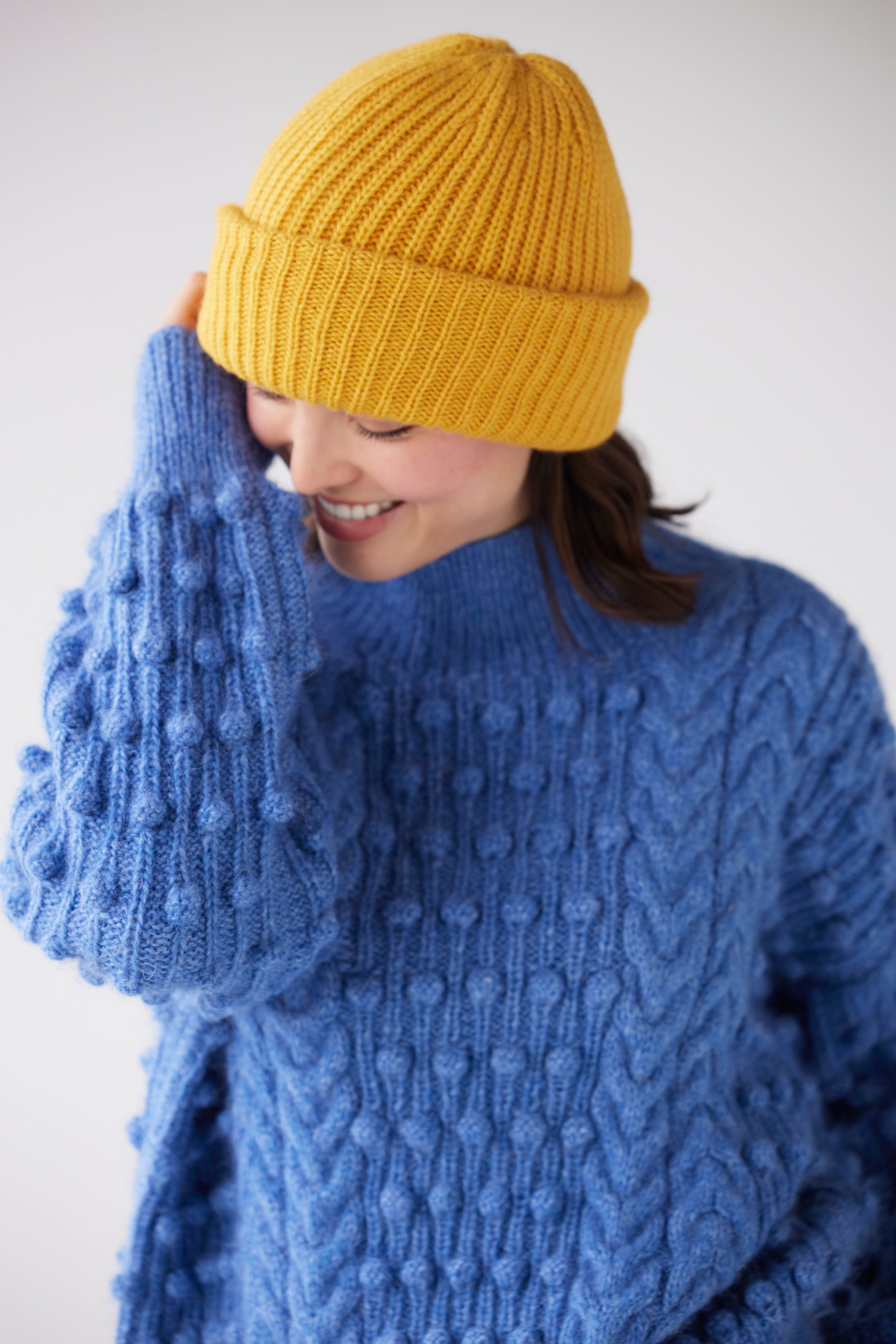 Lofted Beanie in Alpaca Wool Blend