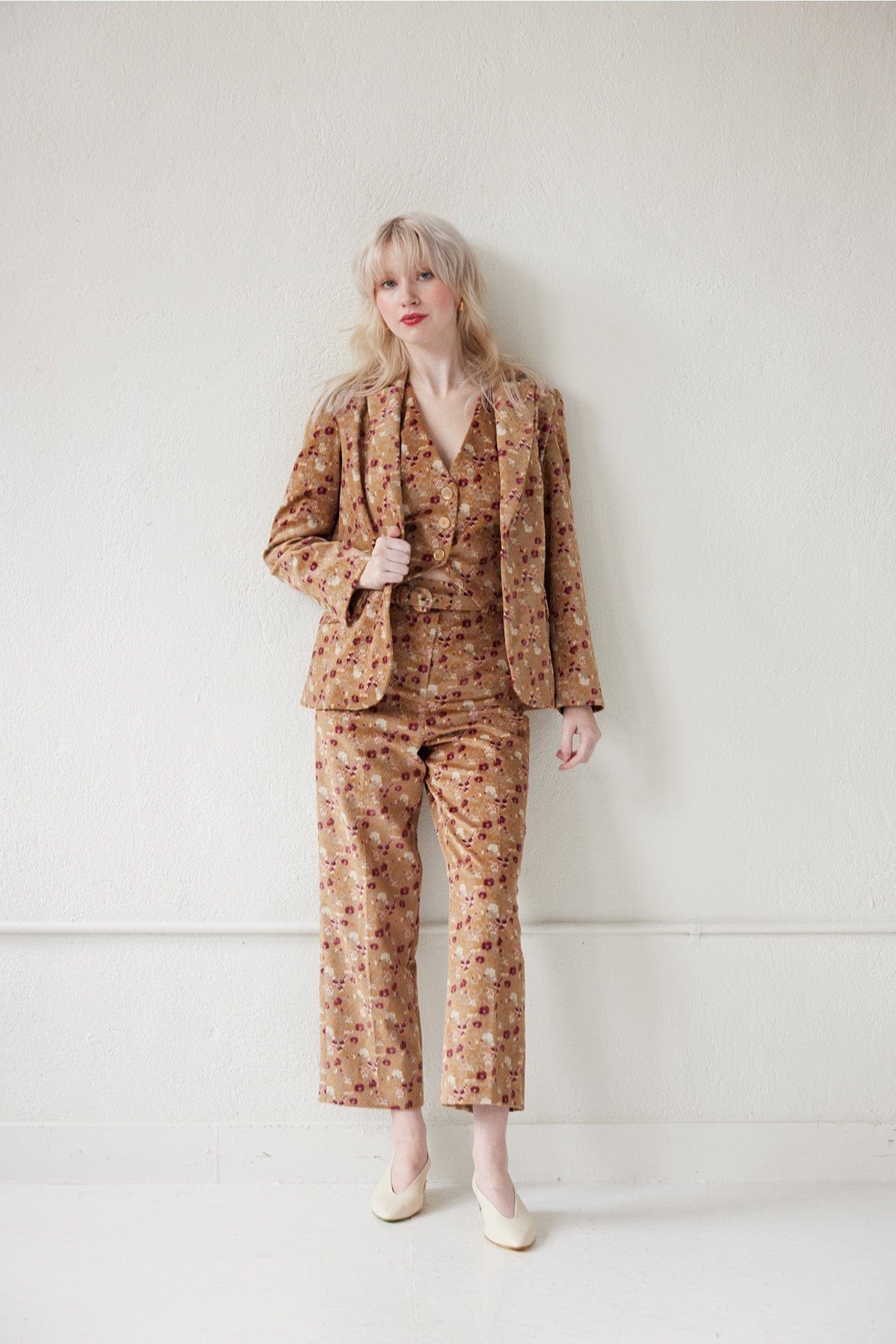 Tilda Jacket in Italian Flora Velvet