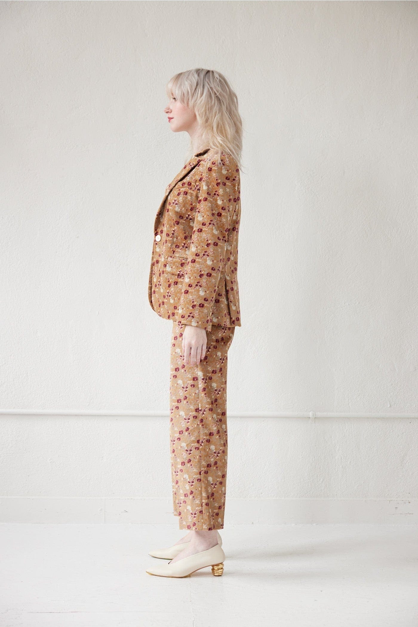 Tilda Jacket in Italian Flora Velvet
