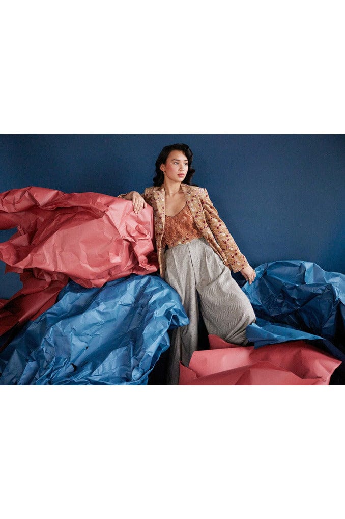 Tilda Jacket in Italian Flora Velvet