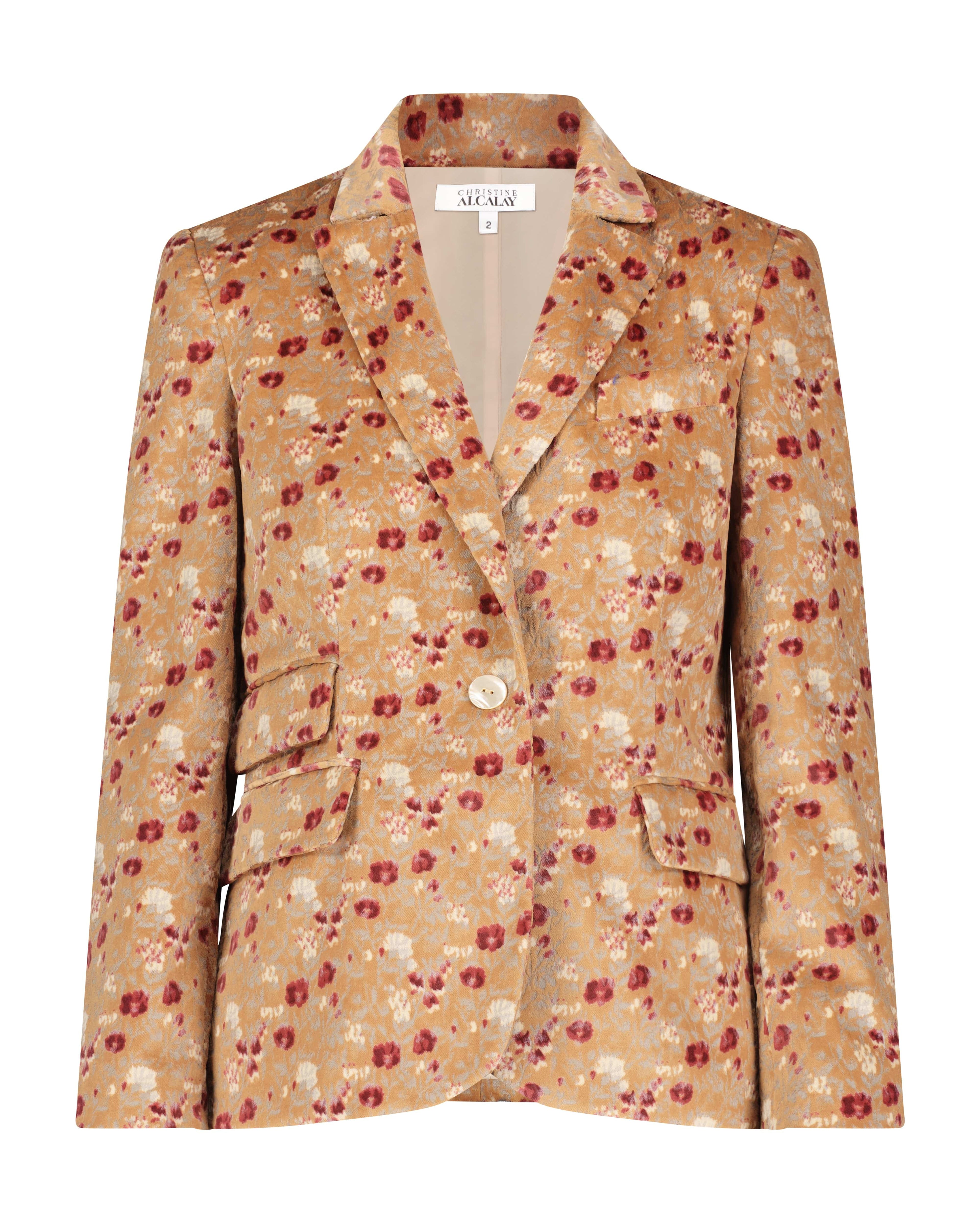 Tilda Jacket in Italian Flora Velvet