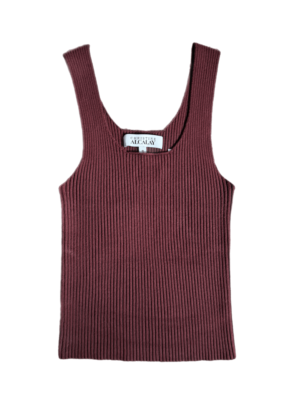 Kate Rib Tank in Pima Cotton