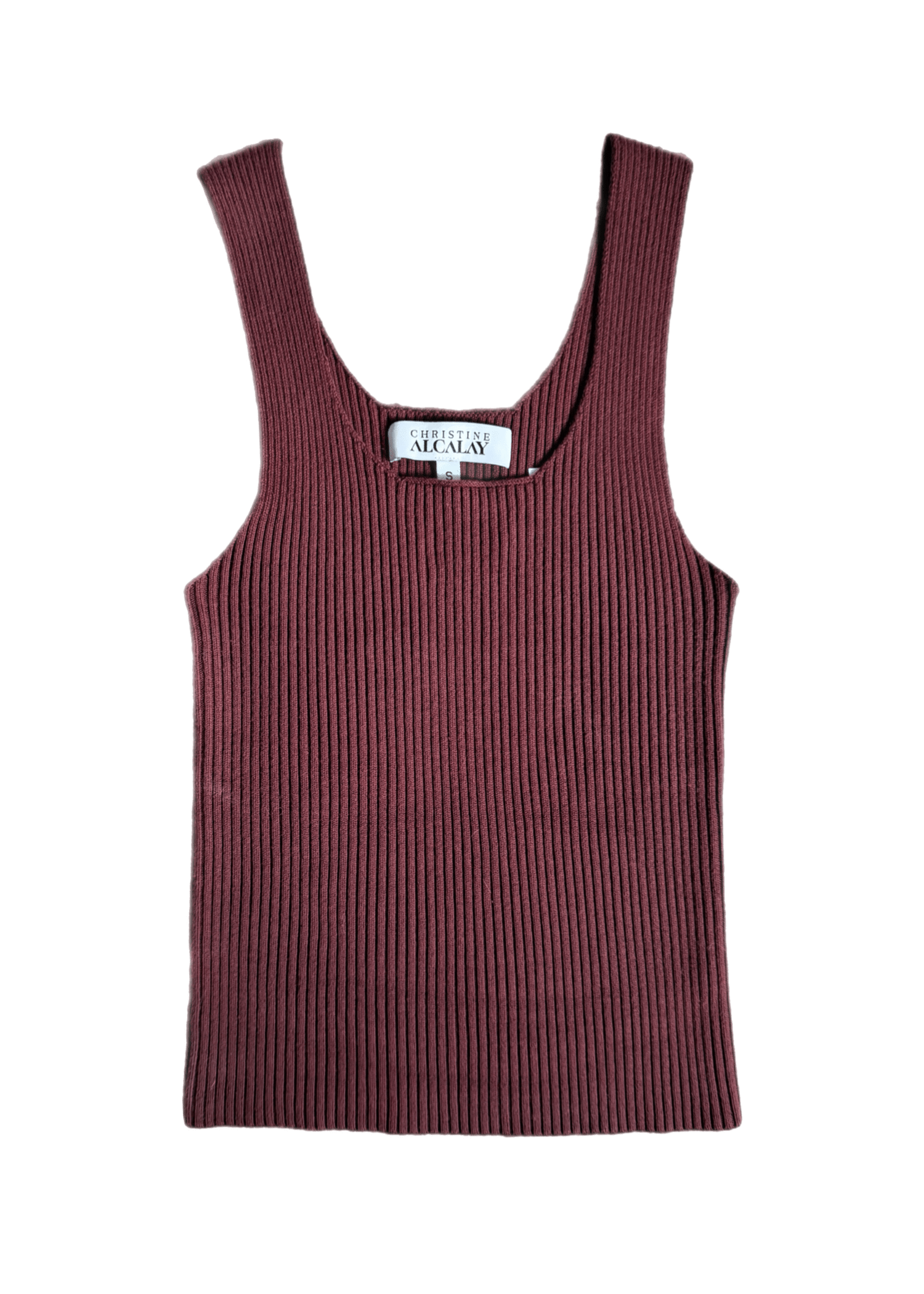 Kate Rib Tank in Pima Cotton