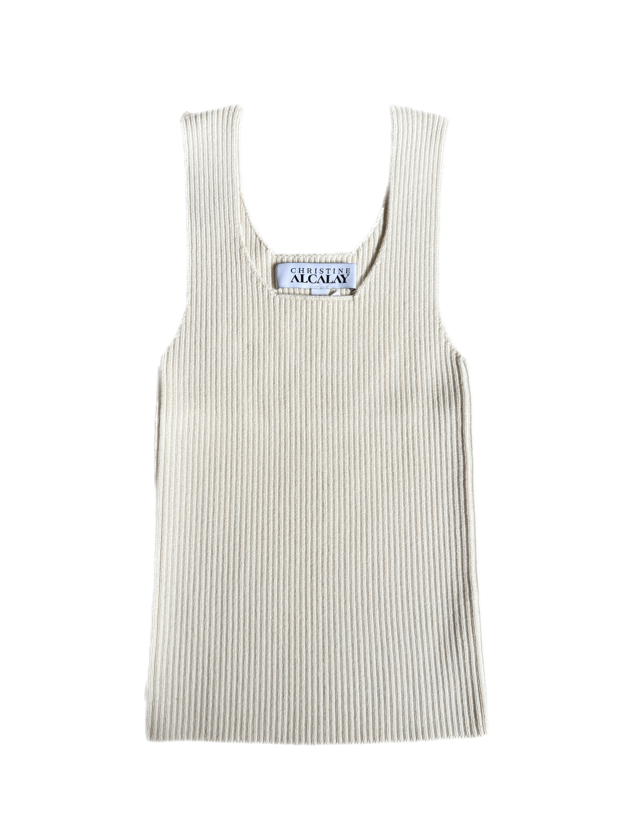 Kate Rib Tank in Pima Cotton