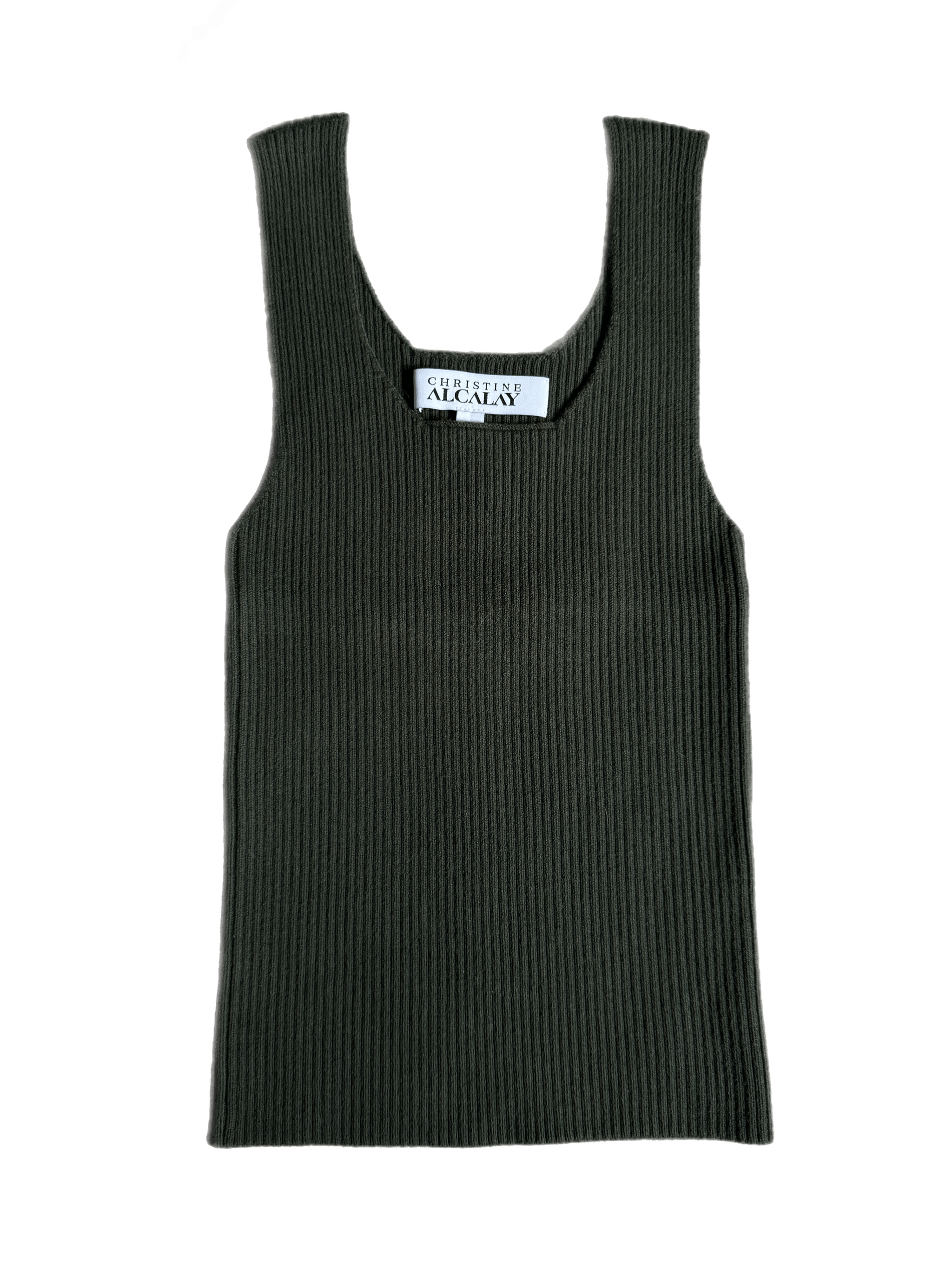 Kate Rib Tank in Pima Cotton